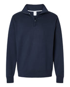Champion S450, Unisex Powerblend Quarter-zip Pullover, Navy