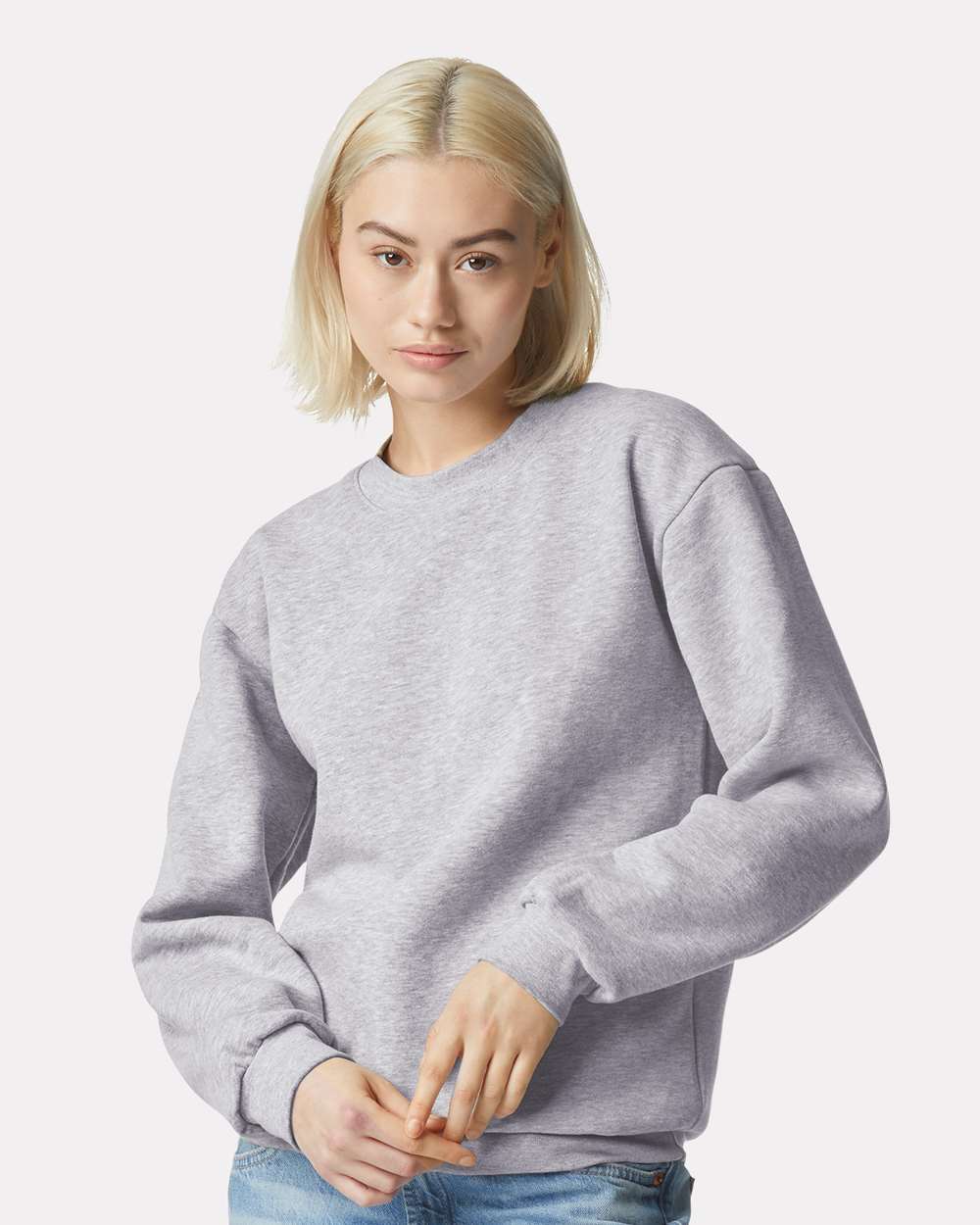 American Apparel 11689, Rf496, Heather Grey