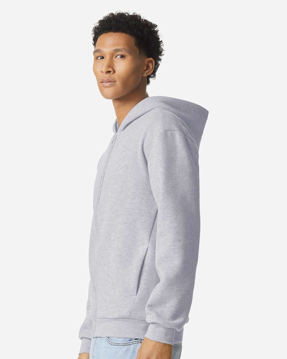 American Apparel 11690, Rf497, Heather Grey
