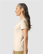 Gildan 64000L, Women's Softstyle T-shirt, Sand