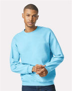Gildan 9351, Sf000 Unisex Softstyle Midweight Crewneck Sweatshirt, Sky