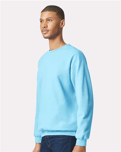 Gildan 9351, Sf000 Unisex Softstyle Midweight Crewneck Sweatshirt, Sky