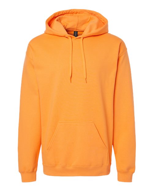 Gildan SF500, Unisex Softstyle Midweight Hooded Sweatshirt, Tangerine