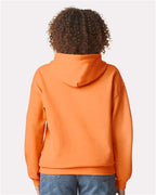 Gildan 9352, Sf500 Unisex Softstyle Midweight Hooded Sweatshirt, Tangerine