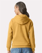 Gildan 9352, Sf500 Unisex Softstyle Midweight Hooded Sweatshirt, Mustard