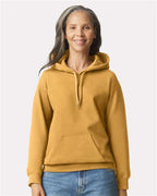 Gildan 9352, Sf500 Unisex Softstyle Midweight Hooded Sweatshirt, Mustard