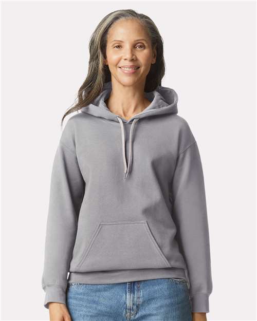Gildan 9352, Sf500 Unisex Softstyle Midweight Hooded Sweatshirt, Cement