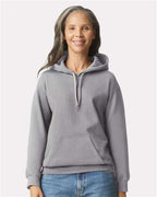 Gildan 9352, Sf500 Unisex Softstyle Midweight Hooded Sweatshirt, Cement