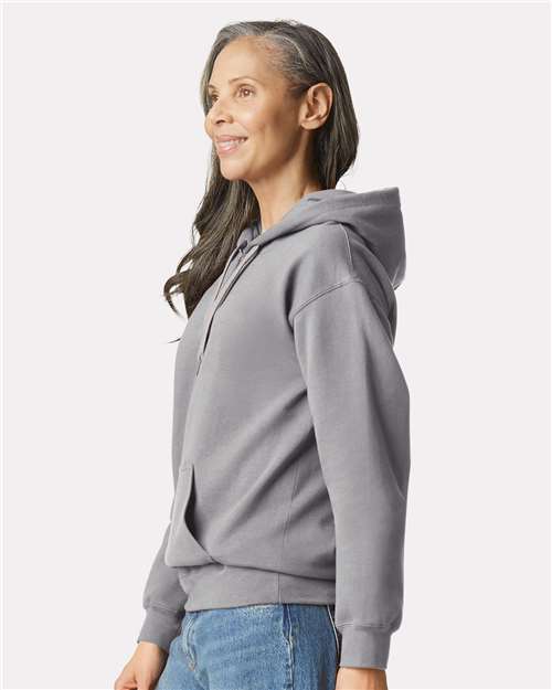 Gildan SF500, Unisex Softstyle Midweight Hooded Sweatshirt, Cement
