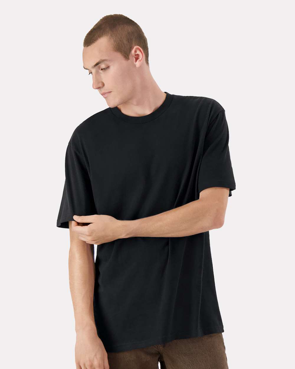 American Apparel 5389, T-Shirts - Premium, Sueded Black