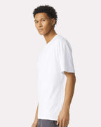 American Apparel 5389, T-Shirts - Premium, Sueded White