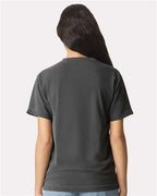 American Apparel 1301GD, Unisex Heavyweight Cotton Garment-dyed Tee, Faded Black