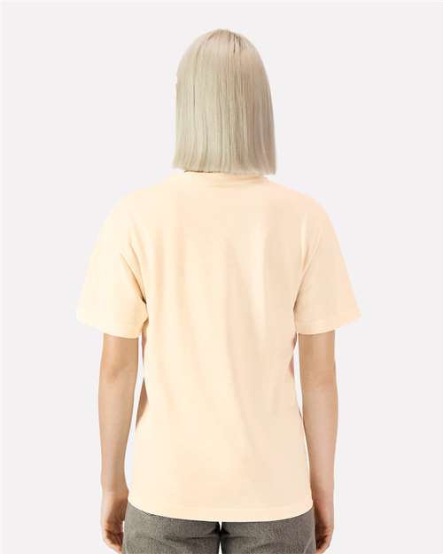 American Apparel 1301GD, Unisex Heavyweight Cotton Garment-dyed Tee, Faded Cream