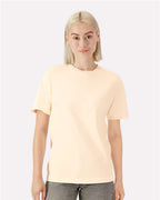 American Apparel 1301GD, Unisex Heavyweight Cotton Garment-dyed Tee, Faded Cream