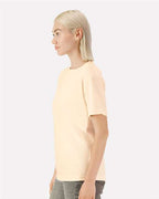 American Apparel 1301GD, Unisex Heavyweight Cotton Garment-dyed Tee, Faded Cream