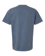 American Apparel 1301GD, Unisex Heavyweight Cotton Garment-dyed Tee, Faded Navy