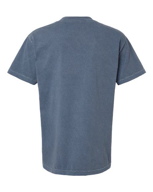 American Apparel 1301GD, Unisex Heavyweight Cotton Garment-dyed Tee, Faded Navy