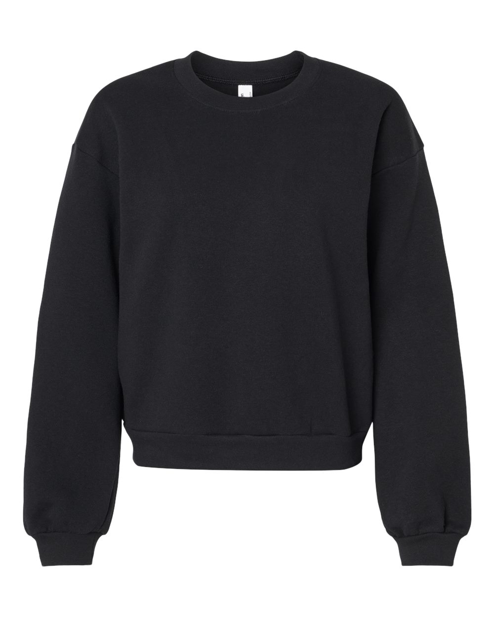 American Apparel RF494, Fleece - Premium - Crew, Black