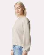 American Apparel RF494, Fleece - Premium - Crew, Bone