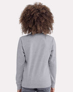 Next Level 3311, T-Shirts - Long Sleeve, Heather Grey