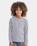 Next Level 3311, T-Shirts - Long Sleeve, Heather Grey