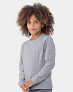 Next Level 3311, T-Shirts - Long Sleeve, Heather Grey