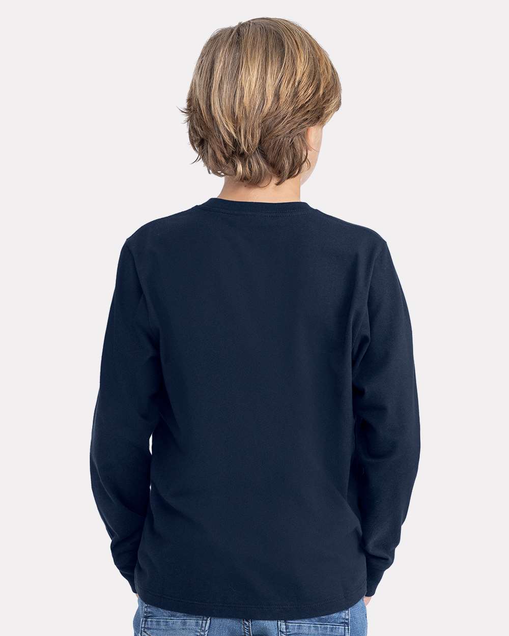 Next Level 3311, T-Shirts - Long Sleeve, Midnight Navy