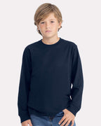 Next Level 3311, T-Shirts - Long Sleeve, Midnight Navy