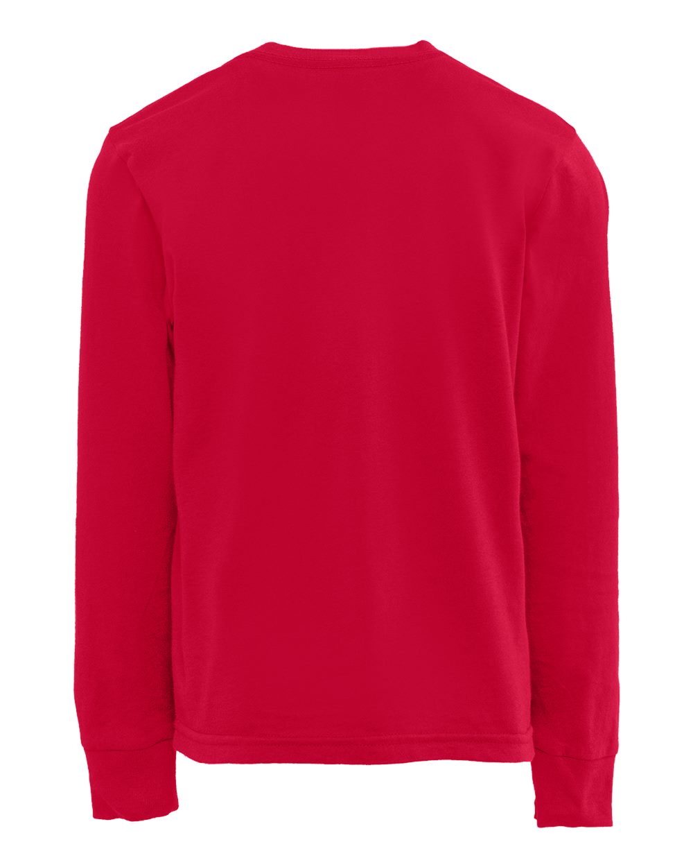 Next Level 3311, T-Shirts - Long Sleeve, Red
