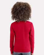 Next Level 3311, T-Shirts - Long Sleeve, Red