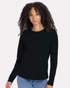 Next Level 3911, T-Shirts - Long Sleeve, Black
