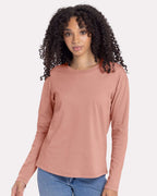 Next Level 3911, T-Shirts - Long Sleeve, Desert Pink