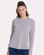 Next Level 3911, T-Shirts - Long Sleeve, Heather Grey