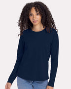 Next Level 3911, T-Shirts - Long Sleeve, Midnight Navy