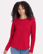 Next Level 3911, T-Shirts - Long Sleeve, Red