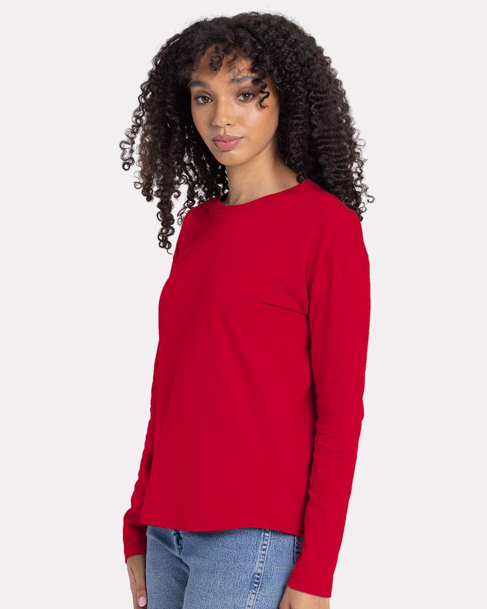 Next Level 3911, T-Shirts - Long Sleeve, Red