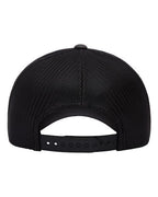YP Classics 6601, Elite Cap, Charcoal/ Black