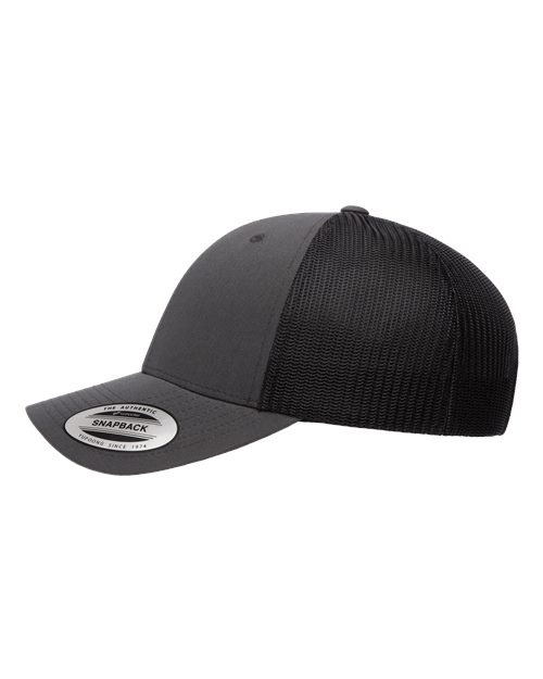YP Classics 6601, Elite Cap, Charcoal/ Black