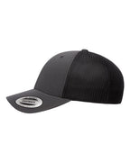 YP Classics 6601, Elite Cap, Charcoal/ Black