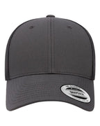 YP Classics 6601, Elite Cap, Charcoal/ Black