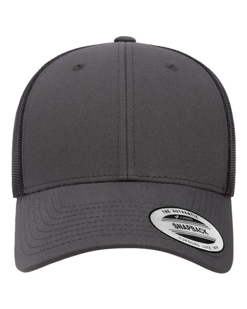 YP Classics 6601, Elite Cap, Charcoal/ Black