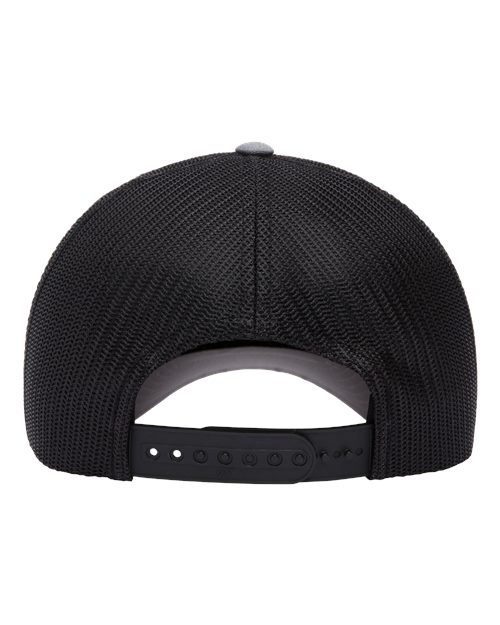 YP Classics 6601, Elite Cap, Heather/ Black