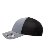 YP Classics 6601, Elite Cap, Heather/ Black