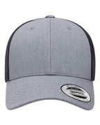 YP Classics 6601, Elite Cap, Heather/ Black