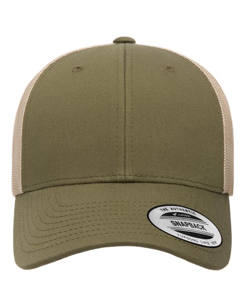 YP Classics 6601, Elite Cap, Moss Green/ Khaki