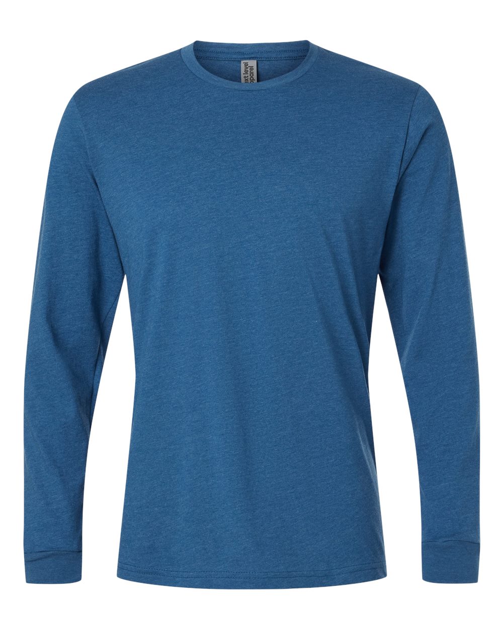 Next Level 6211, T-Shirts - Long Sleeve, Heather Cool Blue