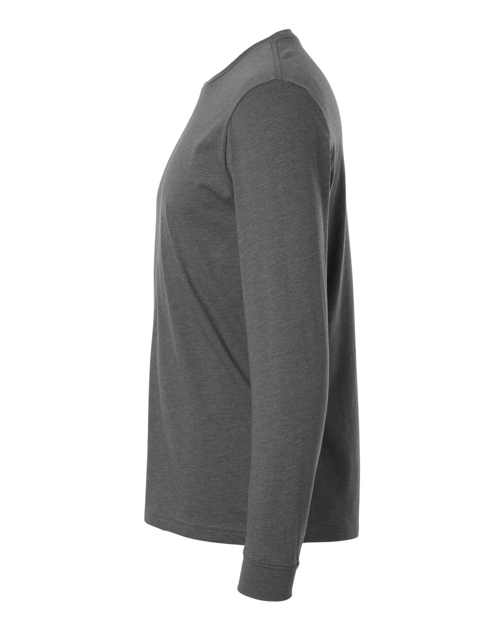 Next Level 6211, T-Shirts - Long Sleeve, Heather Heavy Metal