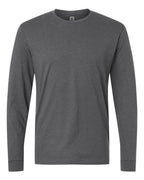 Next Level 6211, T-Shirts - Long Sleeve, Heather Heavy Metal
