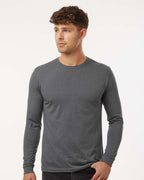 Next Level 6211, T-Shirts - Long Sleeve, Heather Heavy Metal