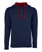 Next Level 9301, Fleece - Premium - Hood, Midnight Navy/ Cardinal